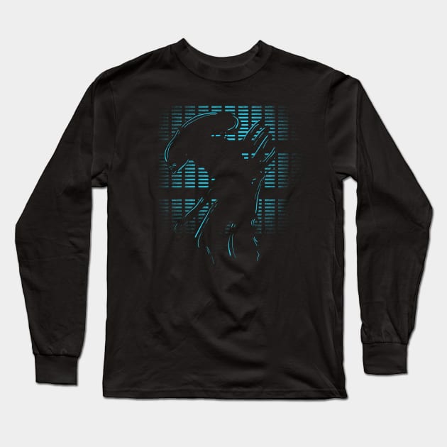 Xenomorph Long Sleeve T-Shirt by technofaze